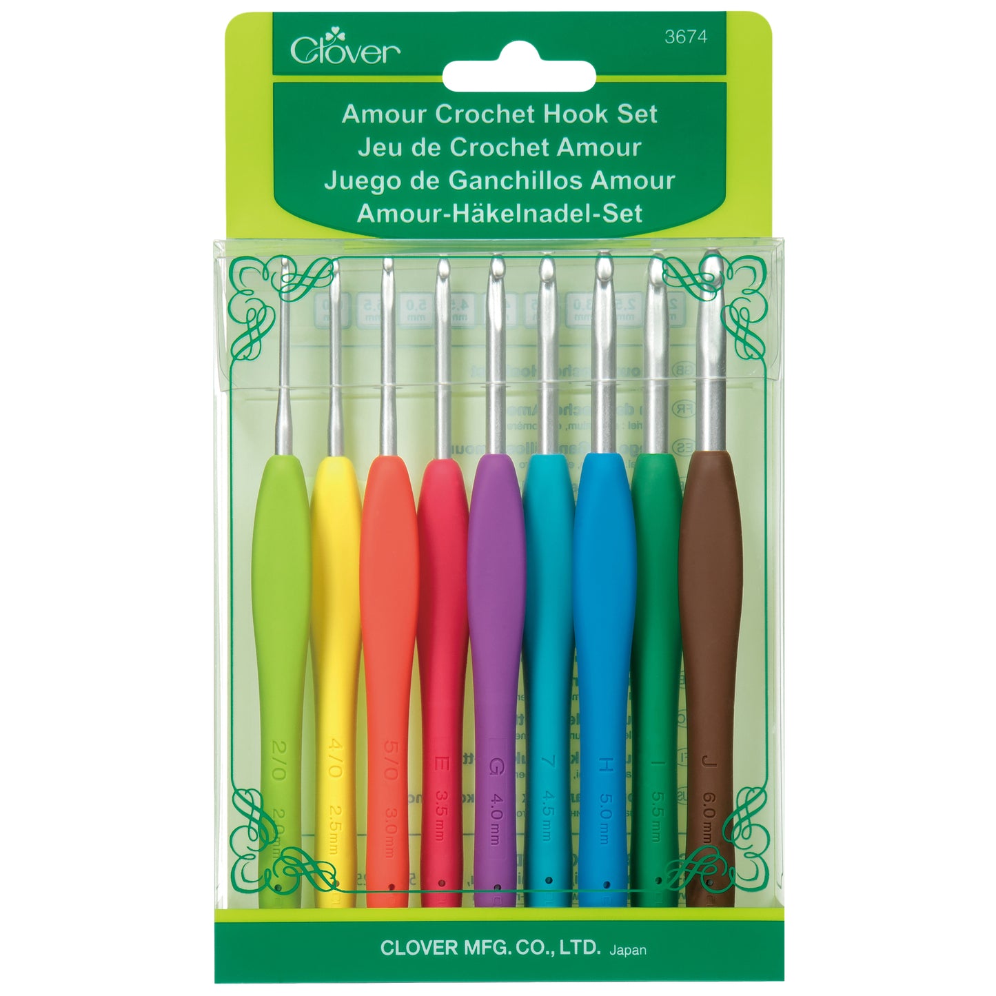 Clover Crochet Hook Amour Set