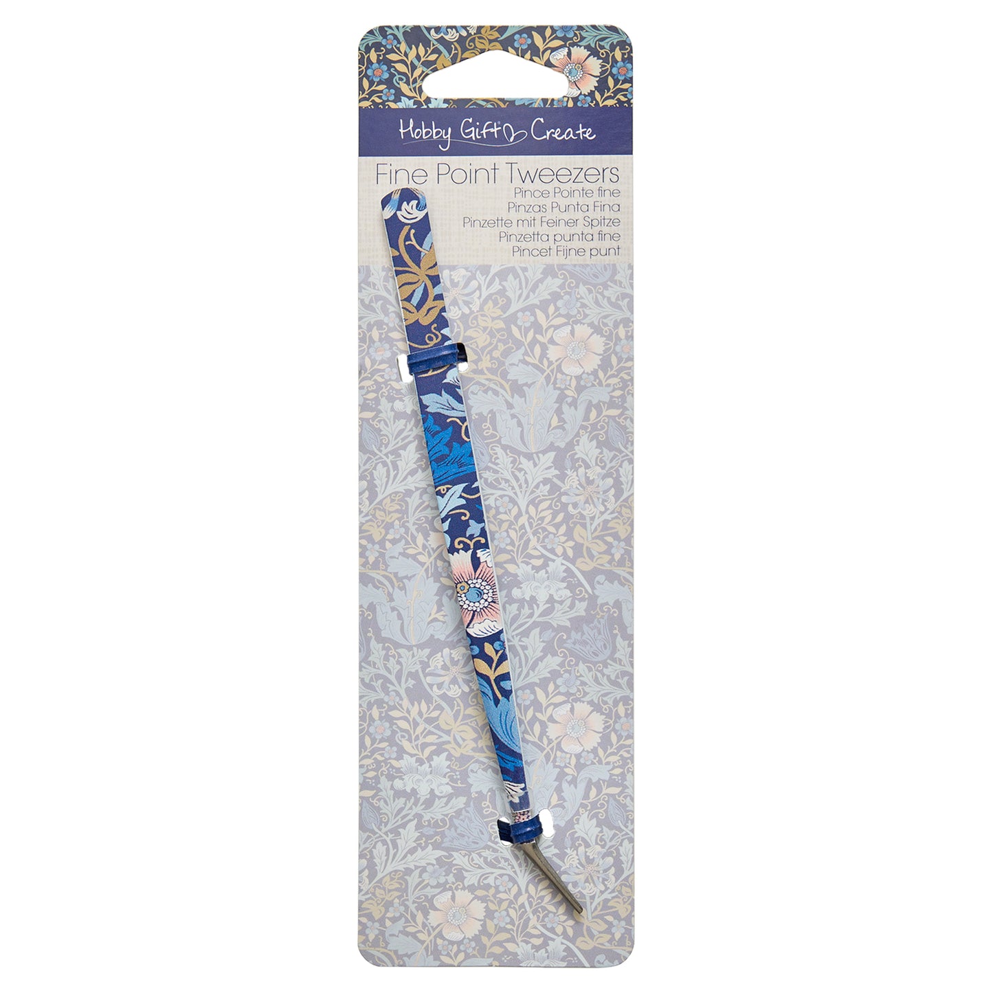Woodblock Inspired: Tweezers: Fine Point