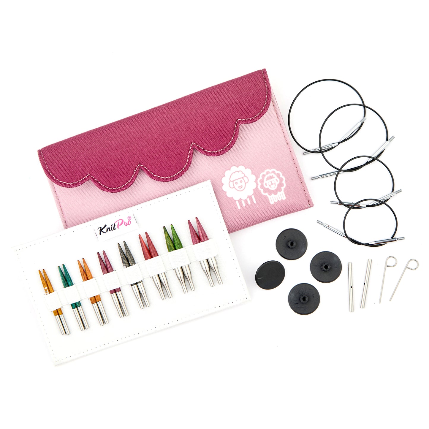 Knitpro Knitting Pins: Interchangeable: Circular: Dreamz: Mini Set