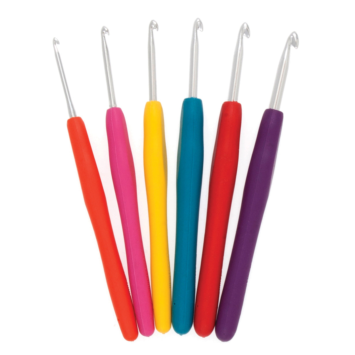 Milward Crochet Hook Set: Soft-Grip Rubber Handles: