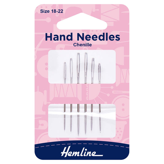 Hemline Hand Sewing Needles: Chenille: Size 18-22