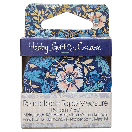 Woodblock Inspired: Tape Measure: Retractable: 150cm/60"