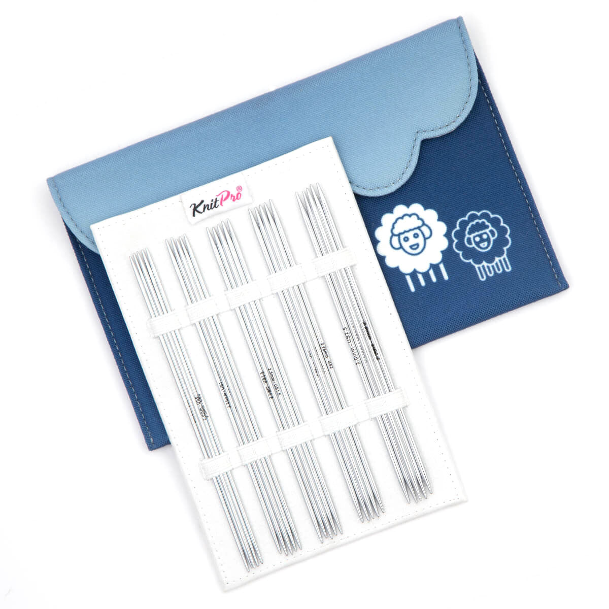 Knitpro Knitting Pins: Double-Ended: Nova Metal: Starter Set: 15cm