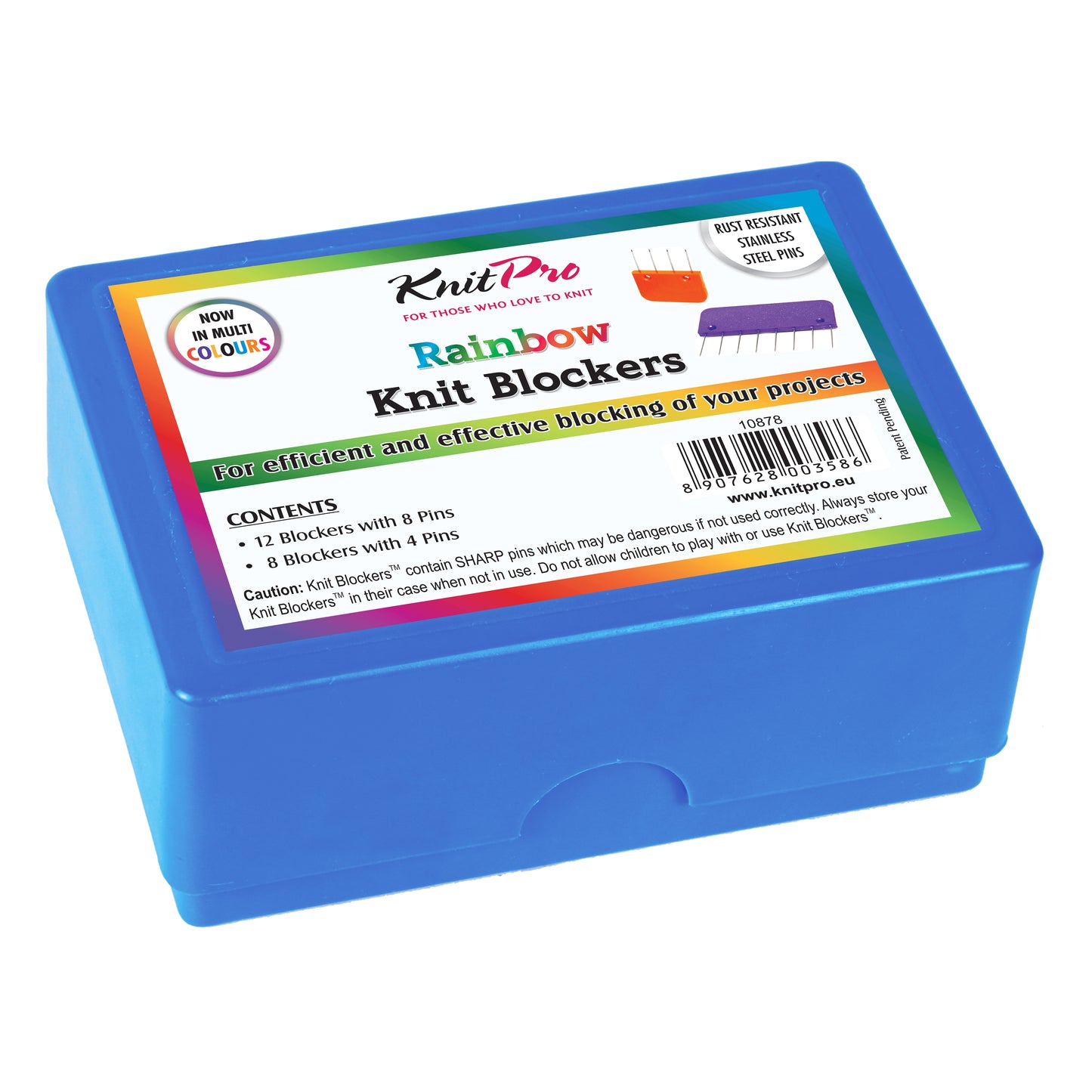 Knitpro Rainbow Knit Blockers: 20 Pieces