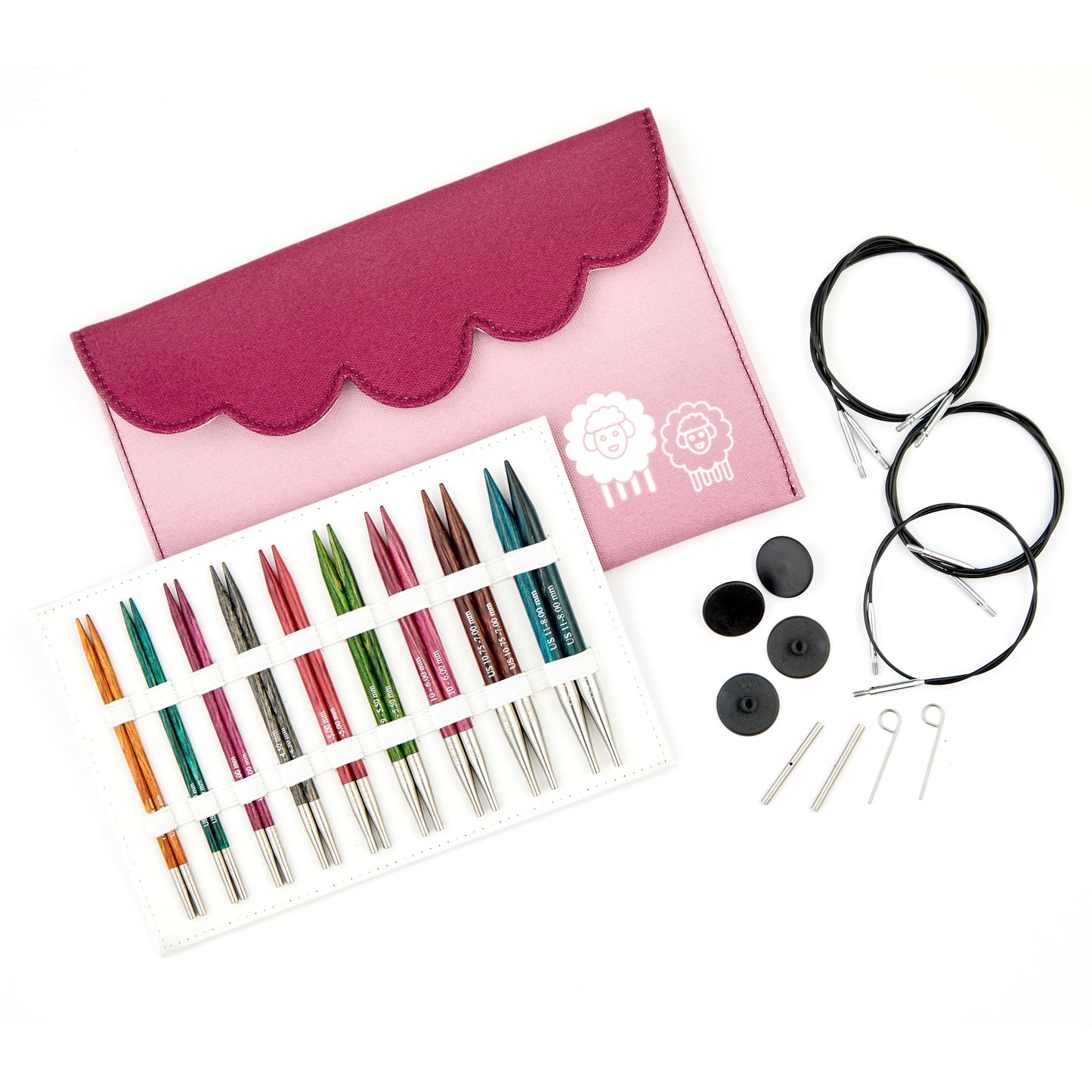 Knitpro Knitting Pins: Circular: Interchangeable: Special: Deluxe Set