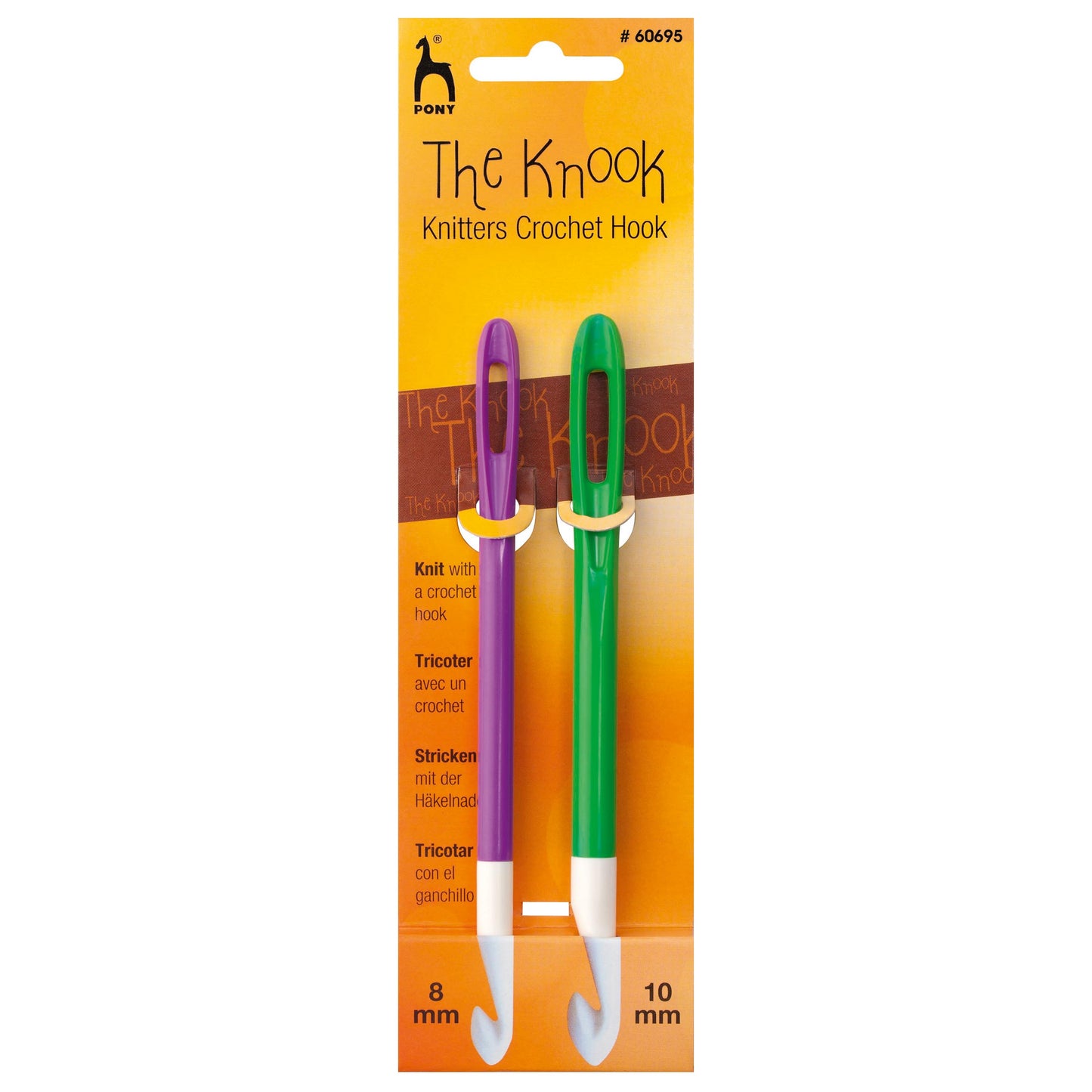 Pony Knooking Set: Plastic: 8.00 & 10.00mm